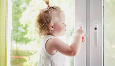 Детские замки на пластиковые окна - фото - 1